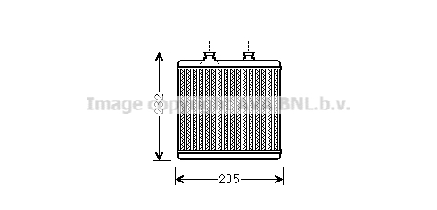 Schimbator caldura, incalzire habitaclu MS6472 PRASCO - Schimbator caldura Schimbator caldura, incalzire habitaclu MS6472 PRASCO - Schimbator caldura