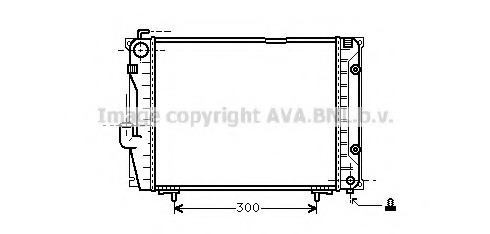Radiator, racire motor MSA2069 PRASCO - Radiator apa/piese Radiator, racire motor MSA2069 PRASCO - Radiator apa/piese