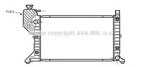 Radiator, racire motor MSA2183 PRASCO - Radiator apa/piese Radiator, racire motor MSA2183 PRASCO - Radiator apa/piese