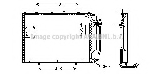 Condensator, climatizare MSA5279 PRASCO - Radiator clima