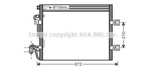 Condensator, climatizare MSA5392 PRASCO - Radiator clima Condensator, climatizare MSA5392 PRASCO - Radiator clima