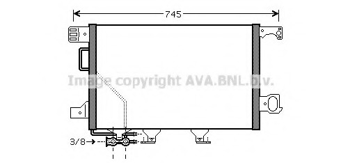 Condensator, climatizare MSA5435 PRASCO - Radiator clima Condensator, climatizare MSA5435 PRASCO - Radiator clima