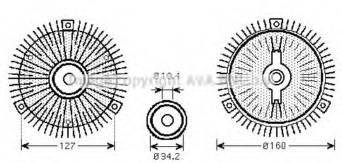 Cupla, ventilator radiator MSC414 PRASCO - Ventilator radiator Cupla, ventilator radiator MSC414 PRASCO - Ventilator radiator