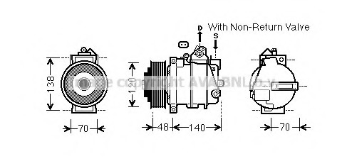 Compresor, climatizare MSK526 PRASCO - Compresor/piese Compresor, climatizare MSK526 PRASCO - Compresor/piese