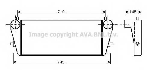 Intercooler, compresor OL4236 PRASCO - Admisie aer motor