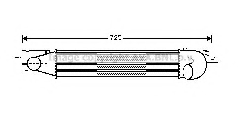 Intercooler, compresor OL4271 PRASCO - Turbocompressor Intercooler, compresor OL4271 PRASCO - Turbocompressor