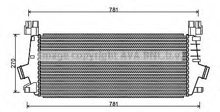 Intercooler, compresor OL4549 PRASCO - Turbocompressor Intercooler, compresor OL4549 PRASCO - Turbocompressor