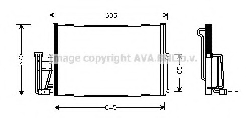 Condensator, climatizare OL5241 PRASCO - Radiator clima Condensator, climatizare OL5241 PRASCO - Radiator clima