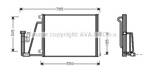 Condensator, climatizare OL5265 PRASCO - Radiator clima Condensator, climatizare OL5265 PRASCO - Radiator clima