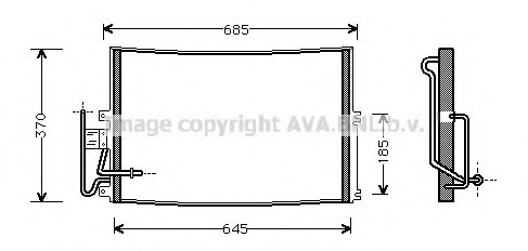Condensator, climatizare OL5274 PRASCO - Radiator clima Condensator, climatizare OL5274 PRASCO - Radiator clima