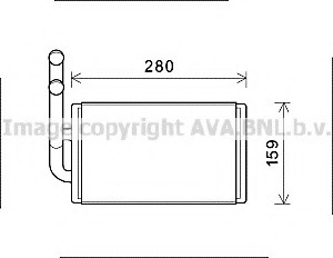 Schimbator caldura, incalzire habitaclu OL6570 PRASCO - Schimbator caldura Schimbator caldura, incalzire habitaclu OL6570 PRASCO - Schimbator caldura