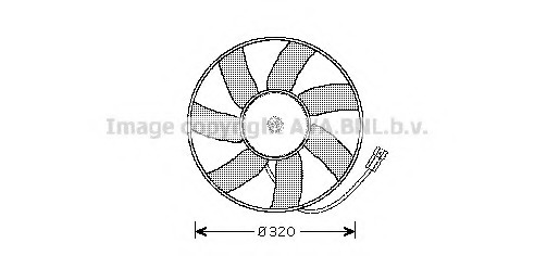 Ventilator, radiator OL7522 PRASCO - Gmv (electroventilator )