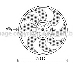 Ventilator, radiator OL7564 PRASCO - Gmv (electroventilator ) Ventilator, radiator OL7564 PRASCO - Gmv (electroventilator )