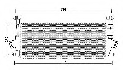 Intercooler, compresor OLA4549 PRASCO - Turbocompressor Intercooler, compresor OLA4549 PRASCO - Turbocompressor
