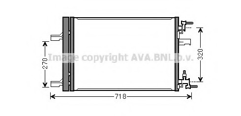 Condensator, climatizare OLA5500 PRASCO - Radiator clima Condensator, climatizare OLA5500 PRASCO - Radiator clima