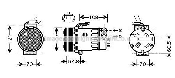 Compresor, climatizare OLAK139 PRASCO - Compresor/piese Compresor, climatizare OLAK139 PRASCO - Compresor/piese