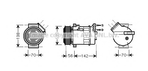 Compresor, climatizare OLK313 PRASCO - Compresor/piese Compresor, climatizare OLK313 PRASCO - Compresor/piese