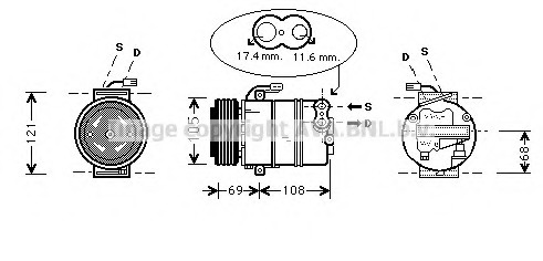 Compresor, climatizare OLK316 PRASCO - Compresor/piese Compresor, climatizare OLK316 PRASCO - Compresor/piese