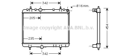 Radiator, racire motor PE2267 PRASCO - Radiator apa/piese Radiator, racire motor PE2267 PRASCO - Radiator apa/piese