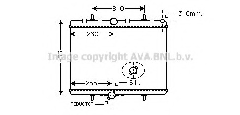 Radiator, racire motor PE2314 PRASCO - Radiator apa/piese Radiator, racire motor PE2314 PRASCO - Radiator apa/piese