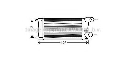 Intercooler, compresor PE4337 PRASCO - Turbocompressor Intercooler, compresor PE4337 PRASCO - Turbocompressor