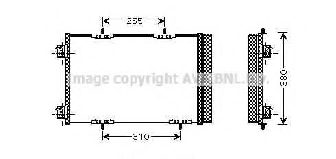 Condensator, climatizare PE5291 PRASCO - Radiator clima Condensator, climatizare PE5291 PRASCO - Radiator clima