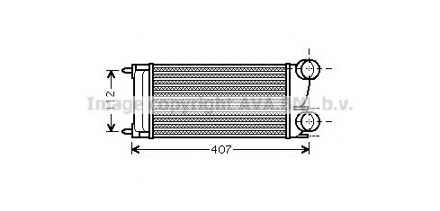 Intercooler, compresor PEA4332 PRASCO - Turbocompressor Intercooler, compresor PEA4332 PRASCO - Turbocompressor