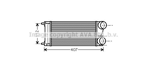 Intercooler, compresor PEA4334 PRASCO - Turbocompressor Intercooler, compresor PEA4334 PRASCO - Turbocompressor