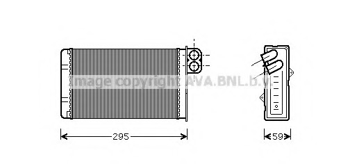Schimbator caldura, incalzire habitaclu PEA6240 PRASCO - Schimbator caldura Schimbator caldura, incalzire habitaclu PEA6240 PRASCO - Schimbator caldura