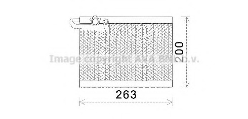 evaporator,aer conditionat PEV351 PRASCO - Vaporizator evaporator,aer conditionat PEV351 PRASCO - Vaporizator