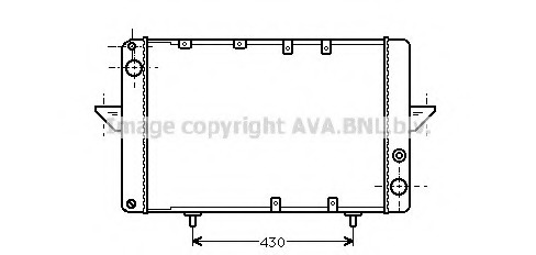 Radiator, racire motor RT2035 PRASCO - Radiator apa/piese Radiator, racire motor RT2035 PRASCO - Radiator apa/piese