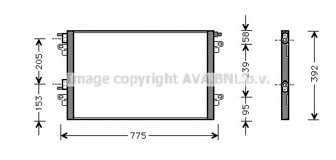 Condensator, climatizare RT5366 PRASCO - Radiator clima Condensator, climatizare RT5366 PRASCO - Radiator clima