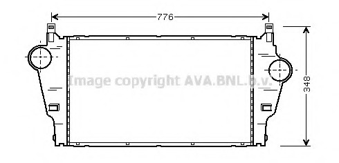 Intercooler, compresor RTA4295 PRASCO - Turbocompressor Intercooler, compresor RTA4295 PRASCO - Turbocompressor