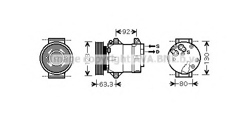 Compresor, climatizare RTK369 PRASCO - Compresor/piese Compresor, climatizare RTK369 PRASCO - Compresor/piese