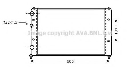 Radiator, racire motor ST2031 PRASCO - Radiator apa/piese Radiator, racire motor ST2031 PRASCO - Radiator apa/piese