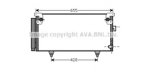 Condensator, climatizare SU5073 PRASCO - Radiator clima Condensator, climatizare SU5073 PRASCO - Radiator clima