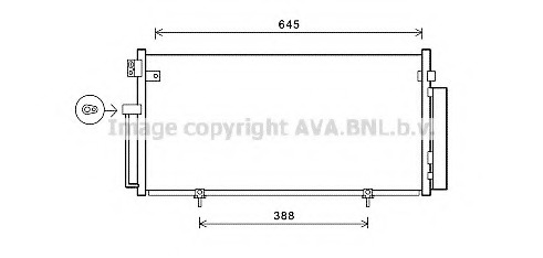 Condensator, climatizare SUA5078 PRASCO - Radiator clima Condensator, climatizare SUA5078 PRASCO - Radiator clima