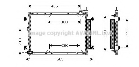 Condensator, climatizare SZ5075 PRASCO - Radiator clima Condensator, climatizare SZ5075 PRASCO - Radiator clima