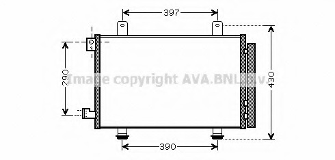 Condensator, climatizare SZ5090 PRASCO - Radiator clima Condensator, climatizare SZ5090 PRASCO - Radiator clima