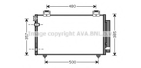 Condensator, climatizare TO5392 PRASCO - Radiator clima
