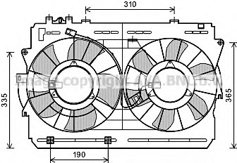 Ventilator, radiator TO7570 PRASCO - Gmv (electroventilator ) Ventilator, radiator TO7570 PRASCO - Gmv (electroventilator )