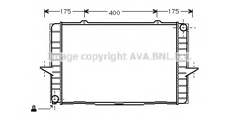 Radiator, racire motor VO2063 PRASCO - Radiator apa/piese Radiator, racire motor VO2063 PRASCO - Radiator apa/piese