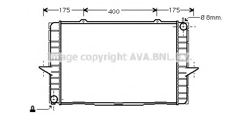 Radiator, racire motor VO2148 PRASCO - Radiator apa/piese Radiator, racire motor VO2148 PRASCO - Radiator apa/piese