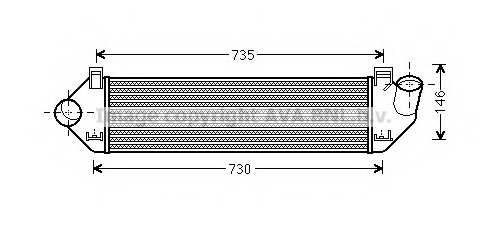 Intercooler, compresor VO4134 PRASCO - Turbocompressor Intercooler, compresor VO4134 PRASCO - Turbocompressor