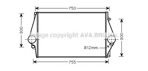 Intercooler, compresor VO4137 PRASCO - Turbocompressor Intercooler, compresor VO4137 PRASCO - Turbocompressor