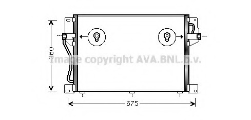 Condensator, climatizare VO5077 PRASCO - Radiator clima Condensator, climatizare VO5077 PRASCO - Radiator clima