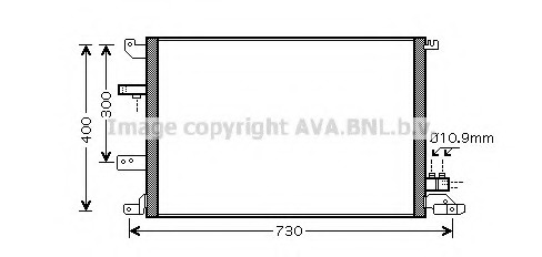 Condensator, climatizare VO5138 PRASCO - Radiator clima Condensator, climatizare VO5138 PRASCO - Radiator clima
