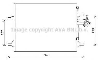 Condensator, climatizare VO5166 PRASCO - Radiator clima Condensator, climatizare VO5166 PRASCO - Radiator clima