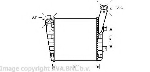 Intercooler, compresor VW4263 PRASCO - Turbocompressor Intercooler, compresor VW4263 PRASCO - Turbocompressor