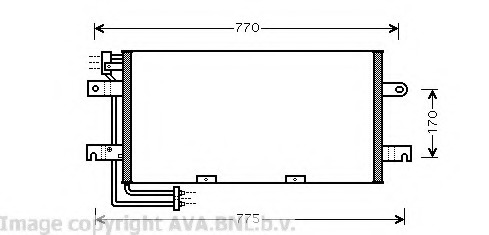 Condensator, climatizare VW5195 PRASCO - Radiator clima Condensator, climatizare VW5195 PRASCO - Radiator clima